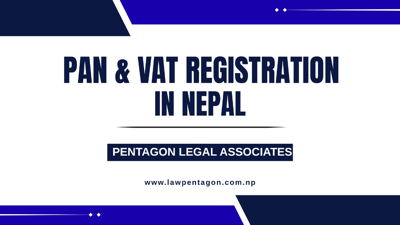 PAN and VAT registration forms